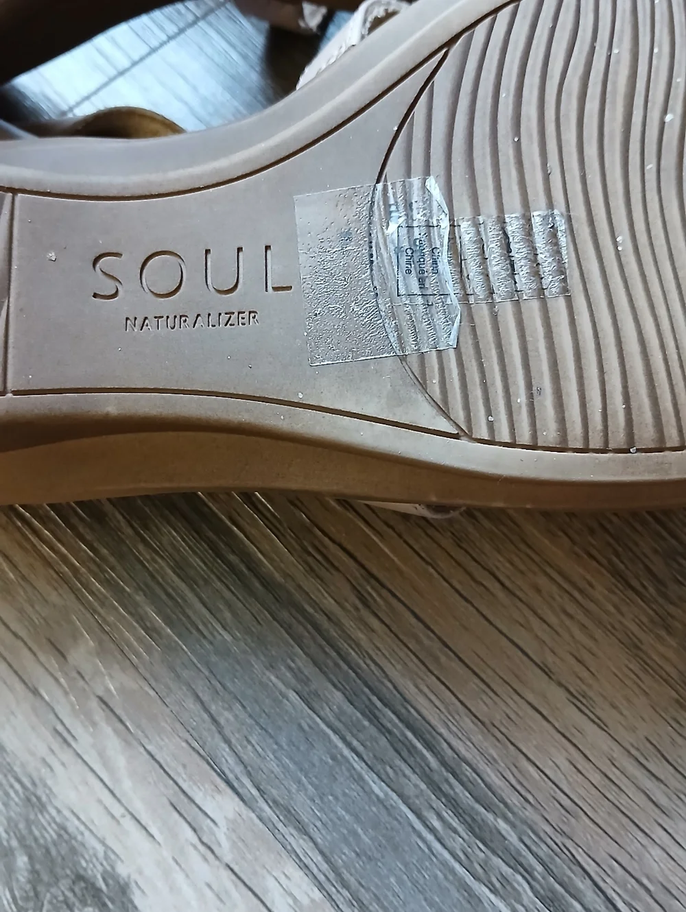 SOUL Naturalizer Beige Floral Slingback Sandals‎